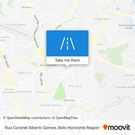 Rua Coronel Alberto Gomes map
