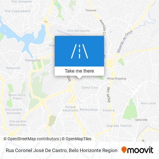 Rua Coronel José De Castro map