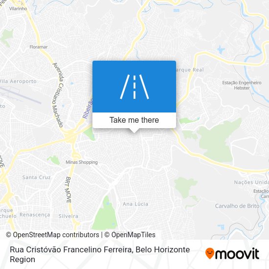 Rua Cristóvão Francelino Ferreira map