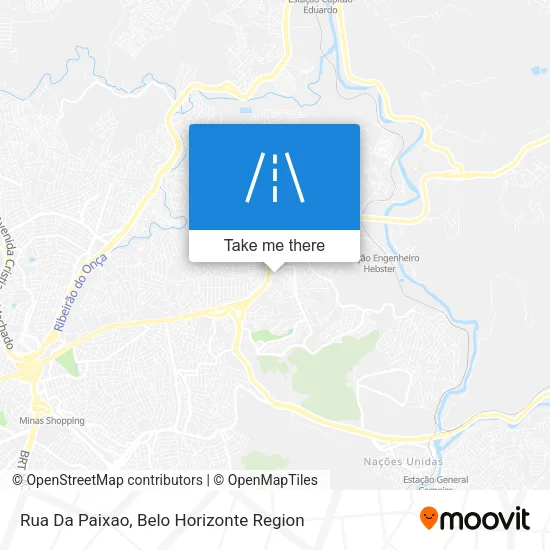 Rua Da Paixao map