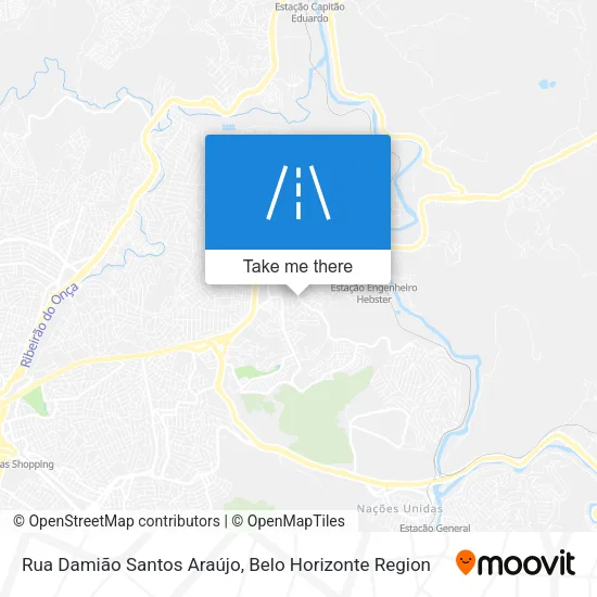Rua Damião Santos Araújo map
