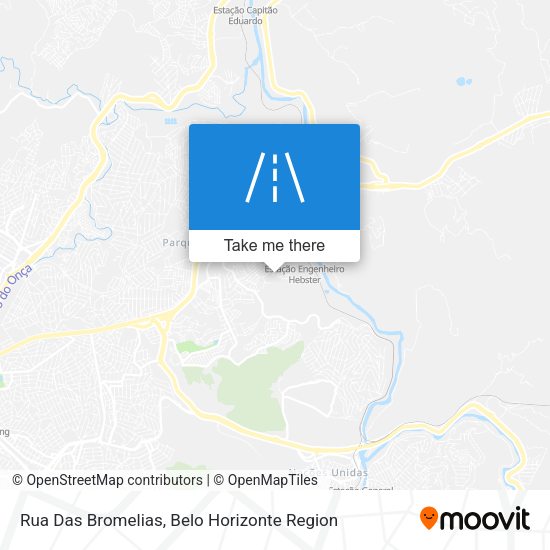 Rua Das Bromelias map