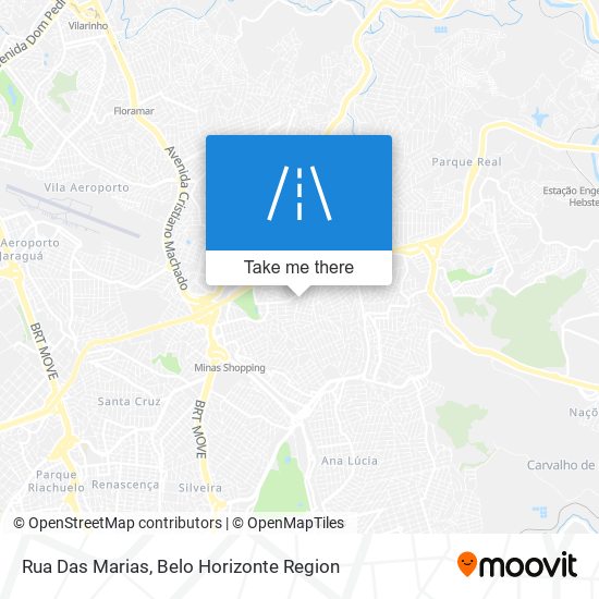 Mapa Rua Das Marias