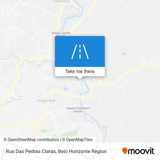 Rua Das Pedras Claras map