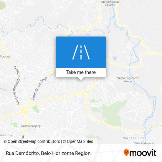 Rua Demócrito map