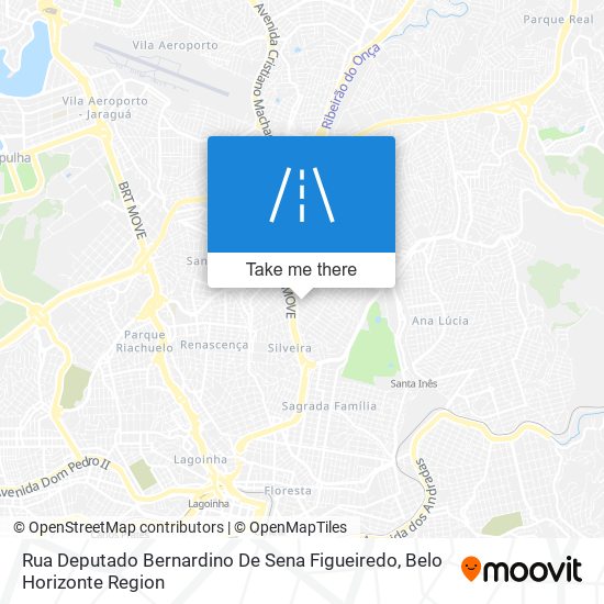 Mapa Rua Deputado Bernardino De Sena Figueiredo