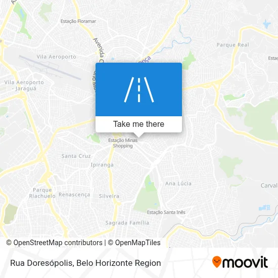 Rua Doresópolis map