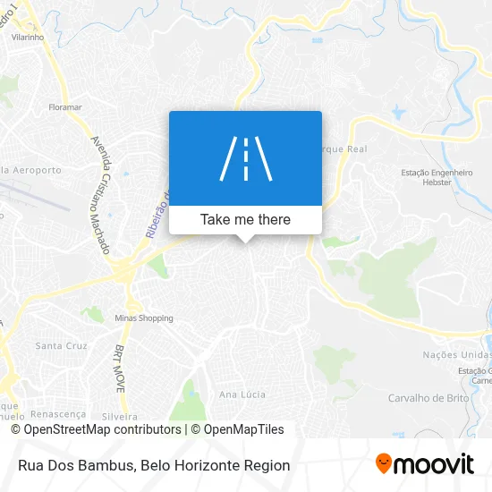 Rua Dos Bambus map