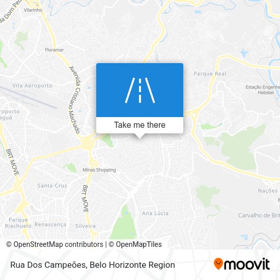 Rua Dos Campeões map