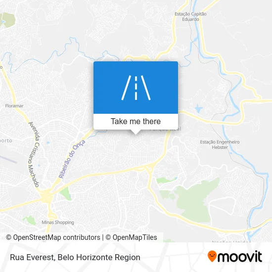 Rua Everest map