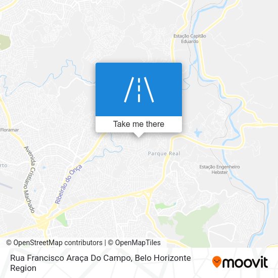 Rua Francisco Araça Do Campo map