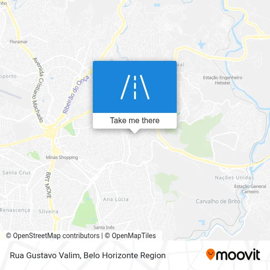 Rua Gustavo Valim map