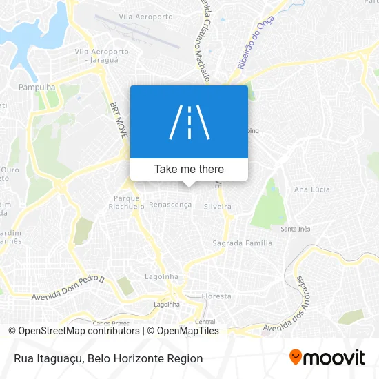 Rua Itaguaçu map
