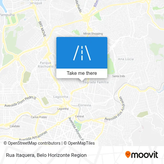 Rua Itaquera map