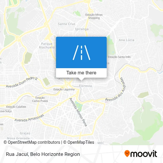 Rua Jacuí map