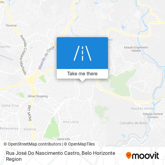 Rua José Do Nascimento Castro map