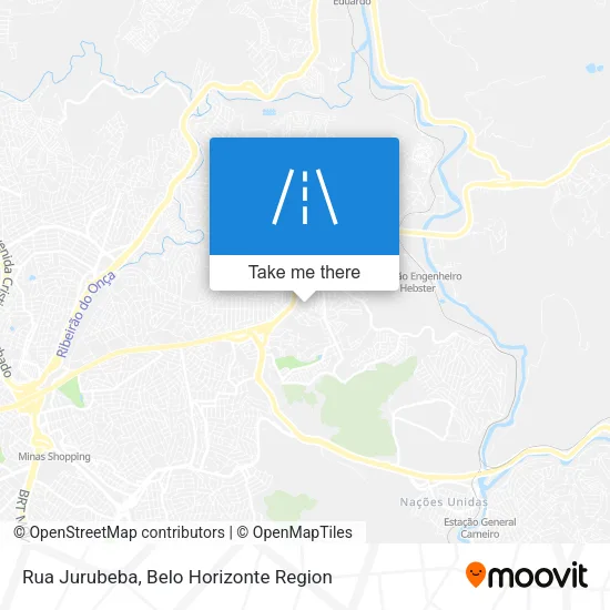 Rua Jurubeba map