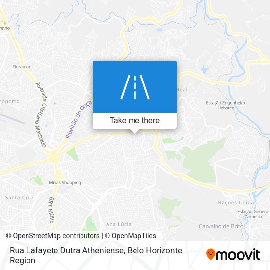 Rua Lafayete Dutra Atheniense map