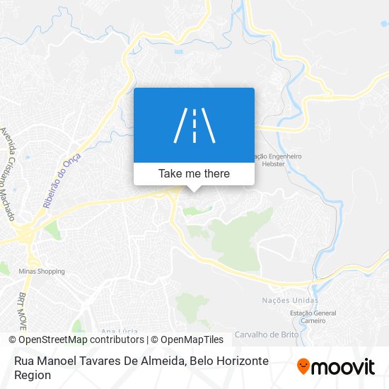 Rua Manoel Tavares De Almeida map