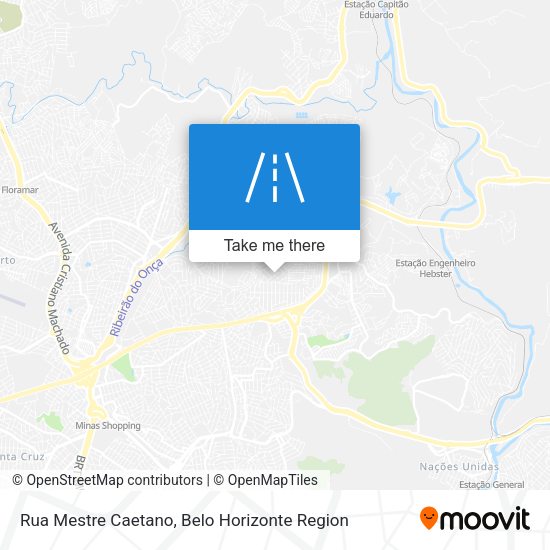 Rua Mestre Caetano map
