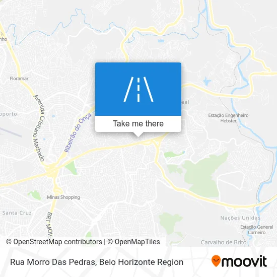 Rua Morro Das Pedras map