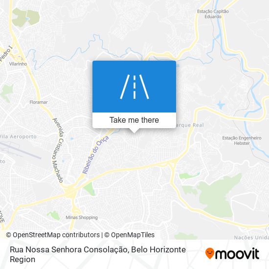 Mapa Rua Nossa Senhora Consolação