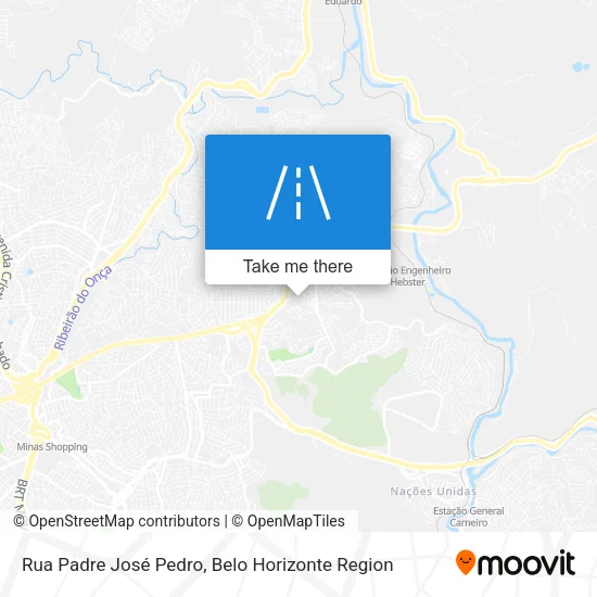 Rua Padre José Pedro map