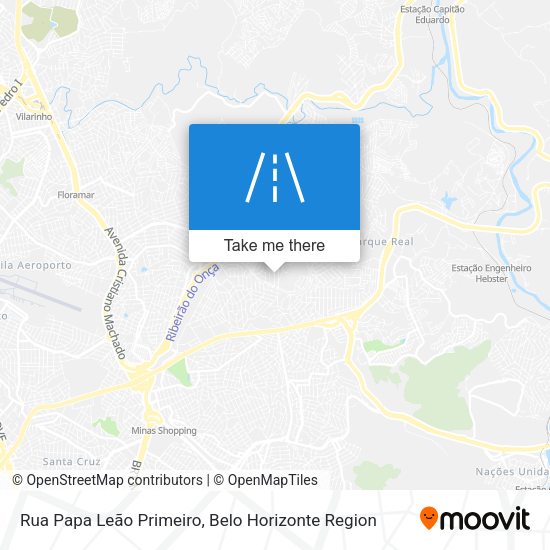 Rua Papa Leão Primeiro map