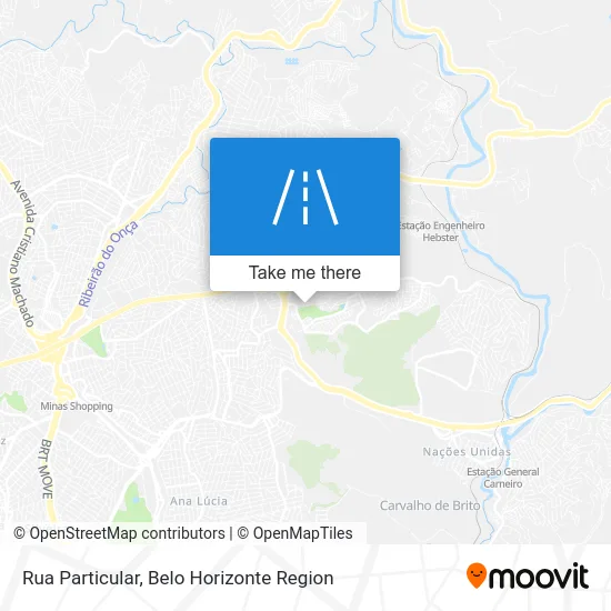 Rua Particular map