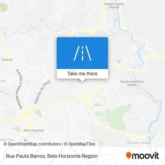 Rua Paula Barros map