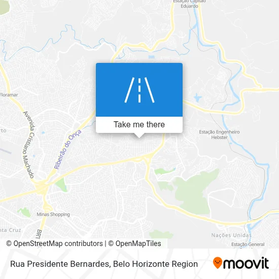 Rua Presidente Bernardes map
