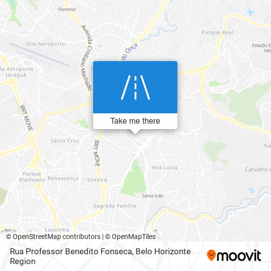 Rua Professor Benedito Fonseca map