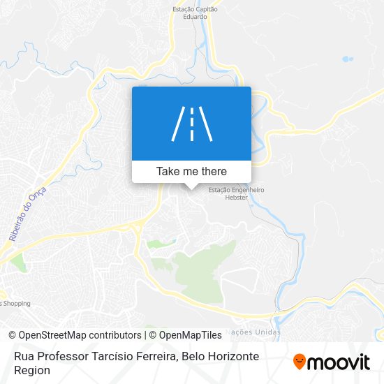 Rua Professor Tarcísio Ferreira map