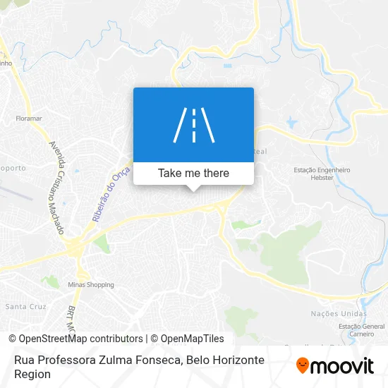 Rua Professora Zulma Fonseca map