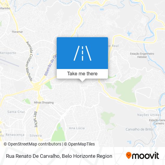 Mapa Rua Renato De Carvalho