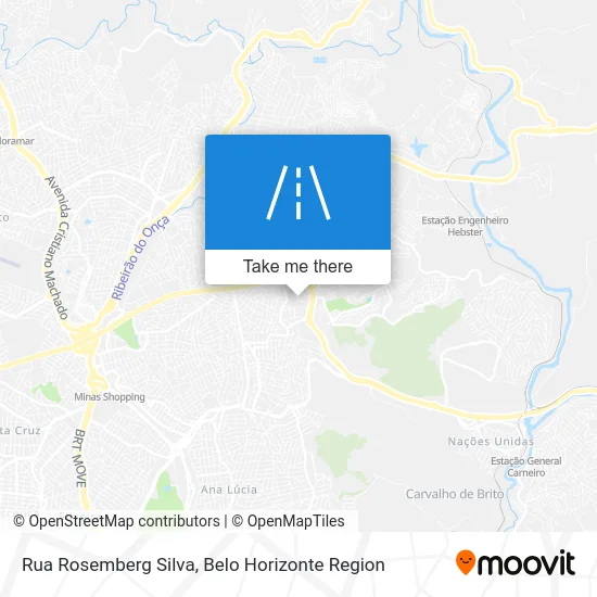 Rua Rosemberg Silva map