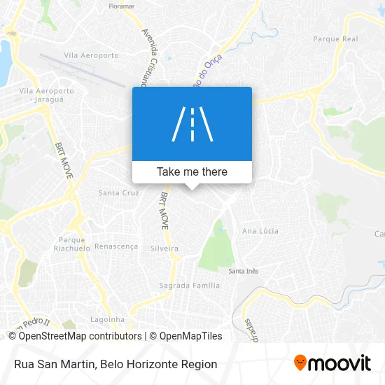 Rua San Martin map