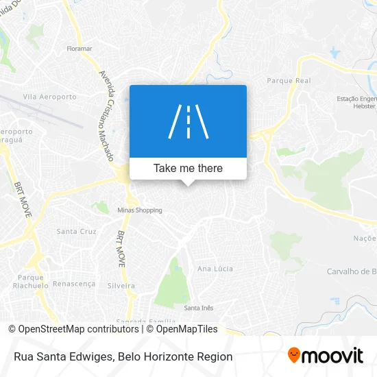 Rua Santa Edwiges map