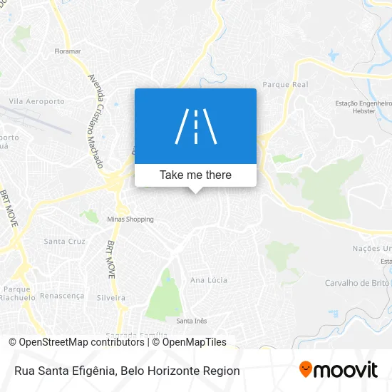 Rua Santa Efigênia map