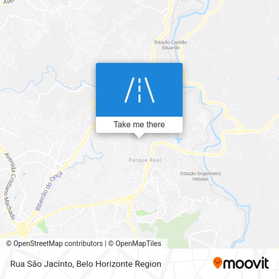 Rua São Jacinto map
