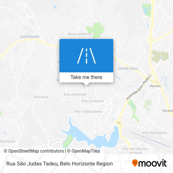 Rua São Judas Tadeu map