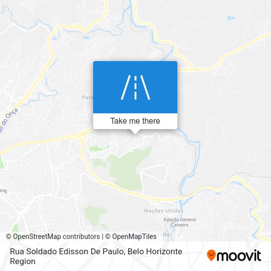 Rua Soldado Edisson De Paulo map