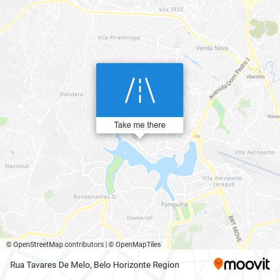 Mapa Rua Tavares De Melo