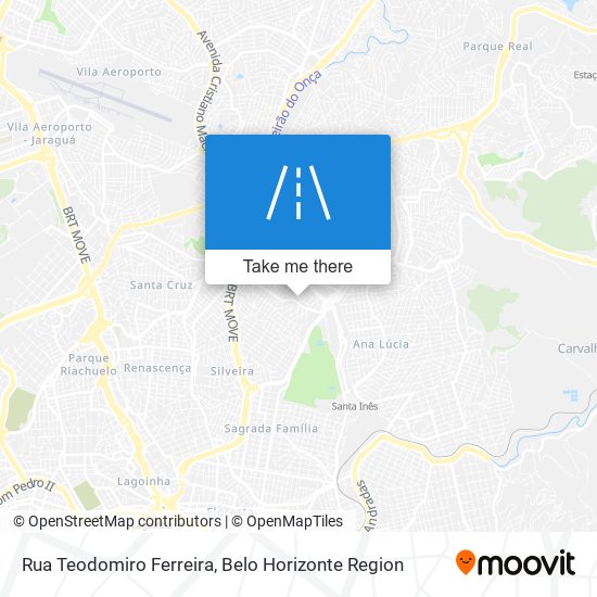 Rua Teodomiro Ferreira map