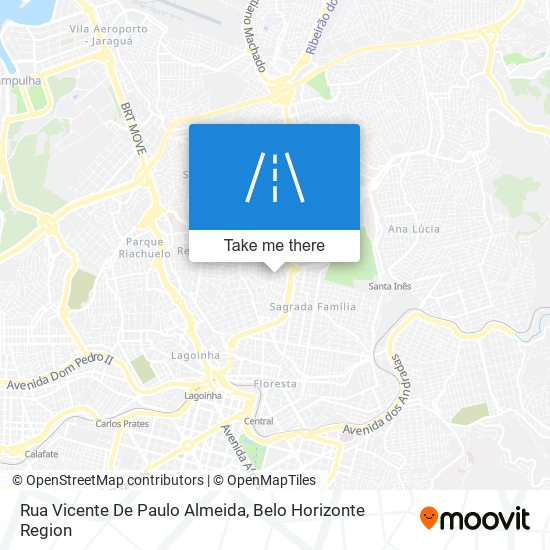 Rua Vicente De Paulo Almeida map