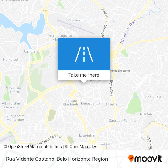 Rua Vidente Castano map