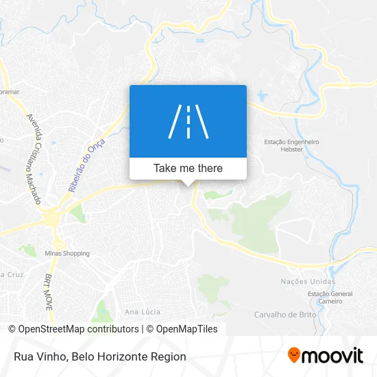 Rua Vinho map