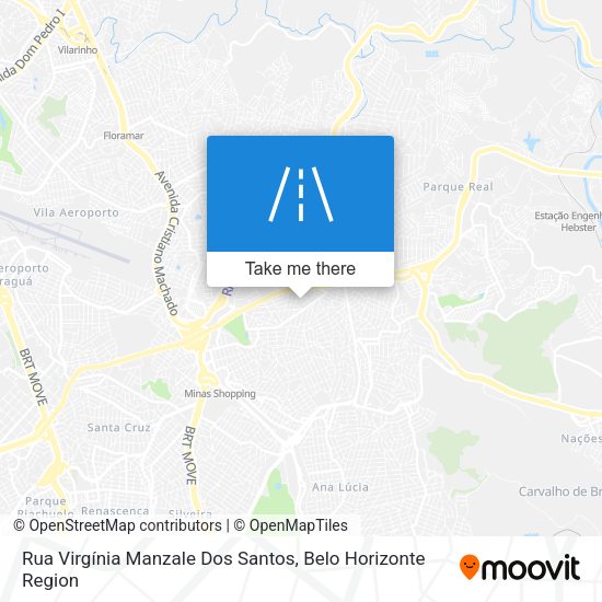 Rua Virgínia Manzale Dos Santos map