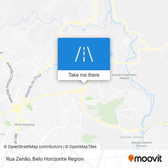 Rua Zenão map