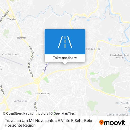 Mapa Travessa Um Mil Novecentos E Vinte E Sete